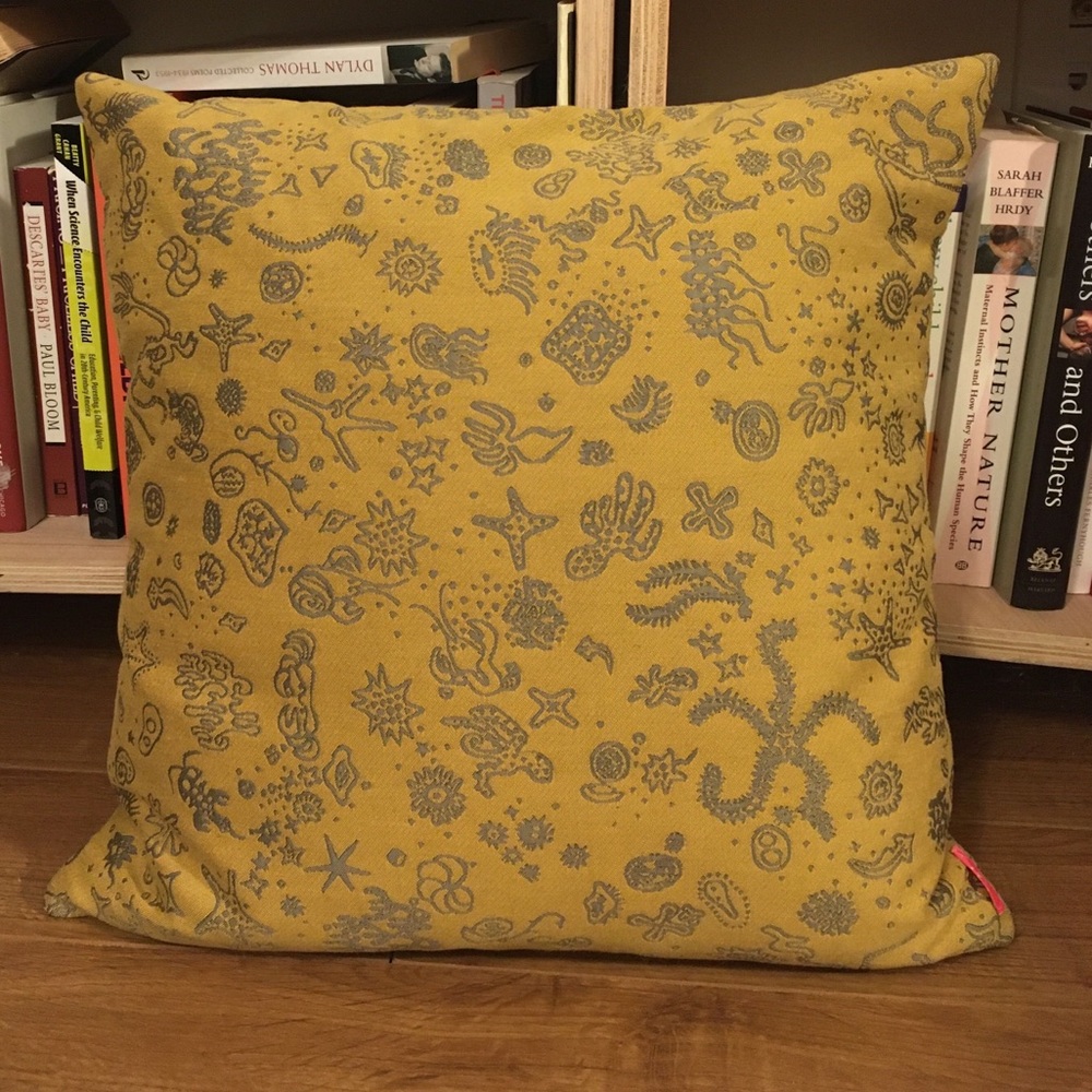 Eames Sea Things pillow mid century modern
